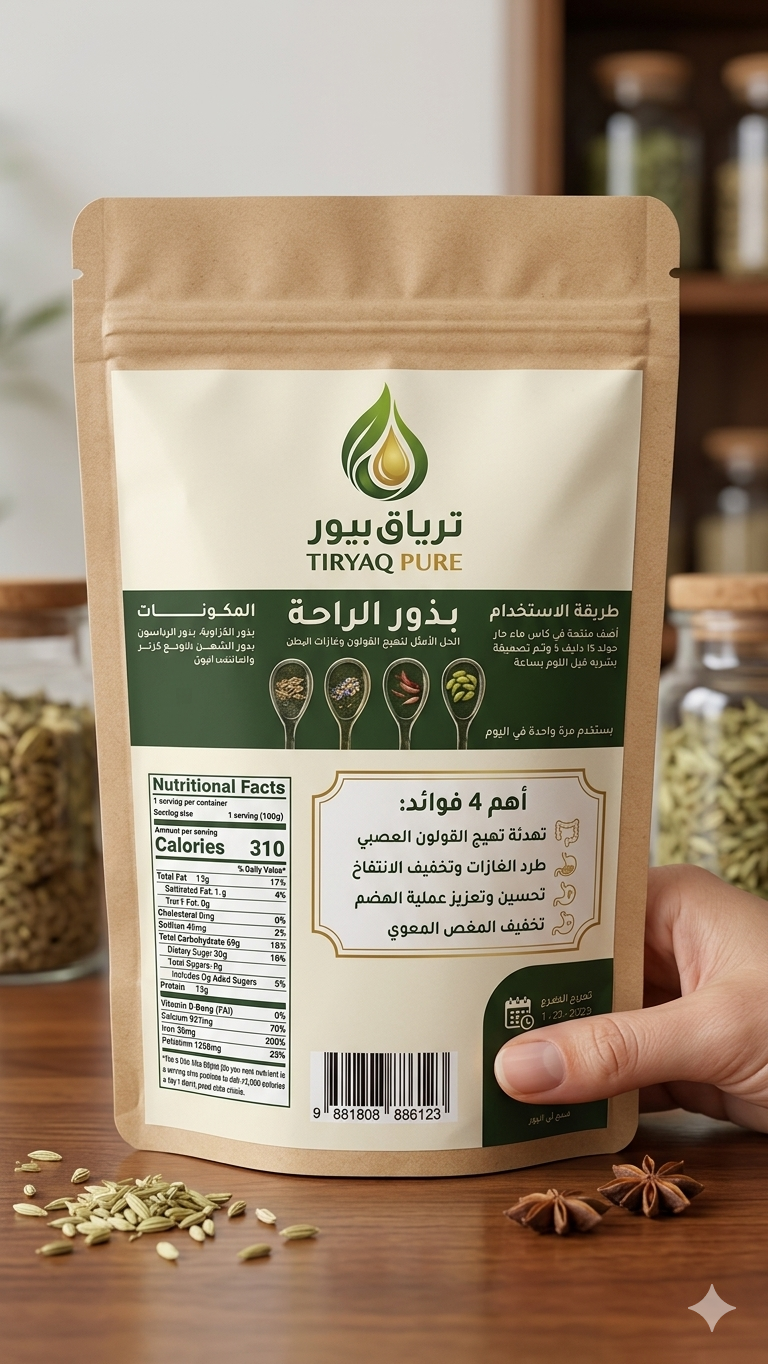 بذور الراحة العلاج الامثل لمشاكل القولون